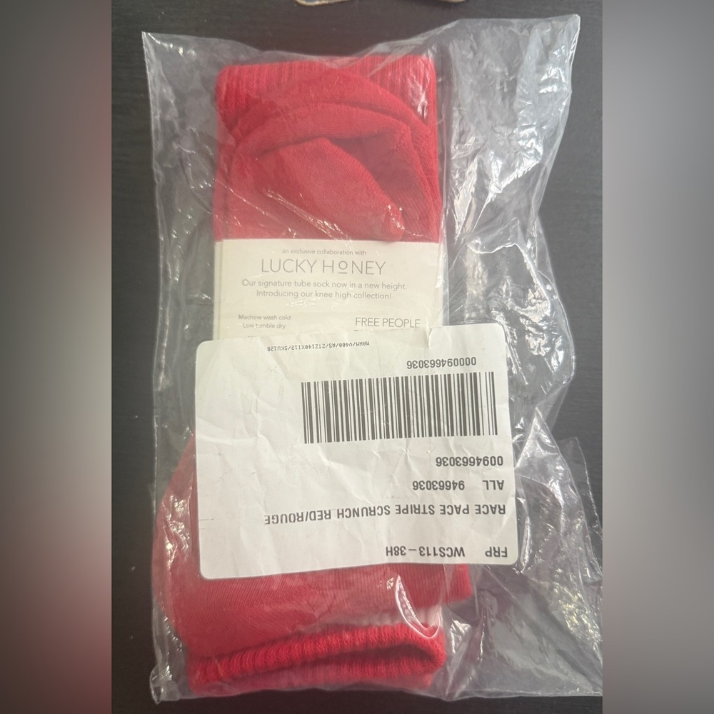 NWT Free People Movement Race Pace Stripe Scrunch Socks - Picture 3 of 4